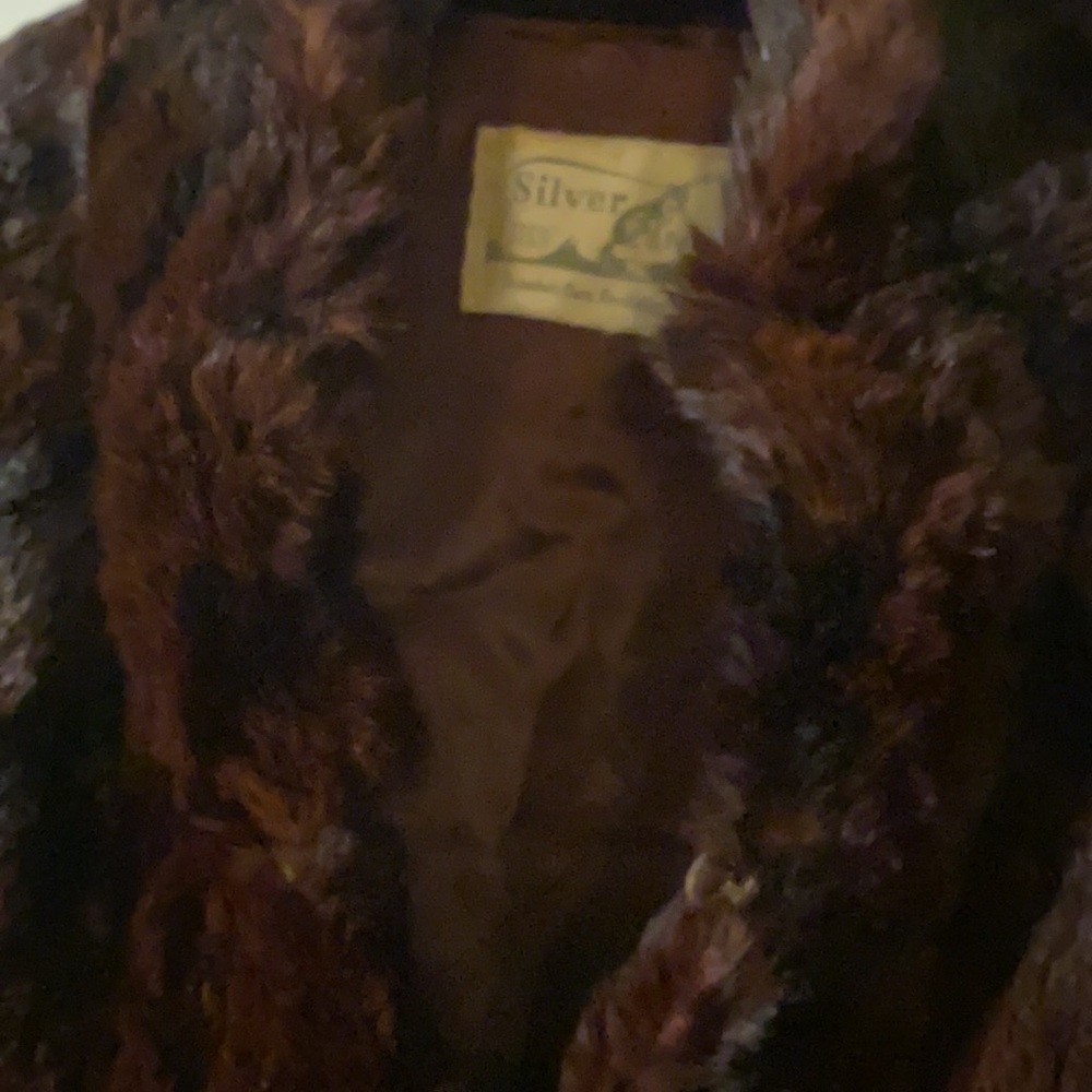 🔥✨Silver Fox Vintage Fur Cape Coat - Picture 7 of 17